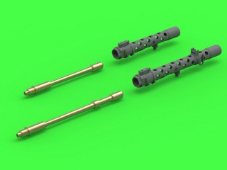 MASTER GM-16-009 1/16 PzKpfw I - MG-13K gun barrels & antenna (for Takom kit)