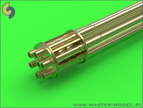 MASTER GM-35-001 1/35 M61 A1 Vulcan - Six-barrelled rotary 20mm cannon - turned barrels with etched barrel clamps