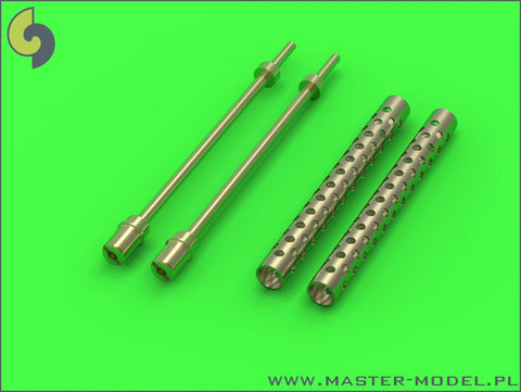 MASTER GM-35-005 1/35 Browning M1919 .30 cal machine gun barrels – one piece muzzle (cylindrical shape) (2pcs)