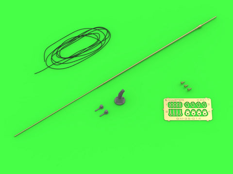 MASTER GM-35-014 1/35 Antenna Comrod VHF3088VM - used on KTO Rosomak and other vehicles (1pc) - TILTED version