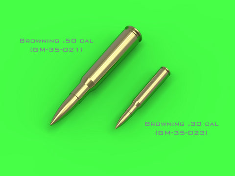 MASTER GM-35-023 1/35 M1919 Browning .30 caliber (7.62mm) - cartridges (25pcs)
