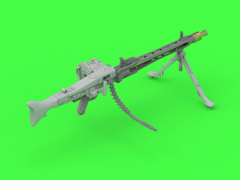 MASTER GM-35-024 1/35 MG-42 - German Machine Gun (7.92mm) - complete gun incl. brass, resin and PE parts (1pc)