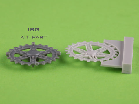 MASTER GM-35-037 1/35 Polish light tank 7TP - drive wheels & engine grills (for IBG kit)