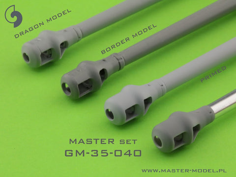 MASTER GM-35-040 1/35 PzKpfw VI Tiger I - 88mm KwK36 L/56 gun barrel - early muzzle brake