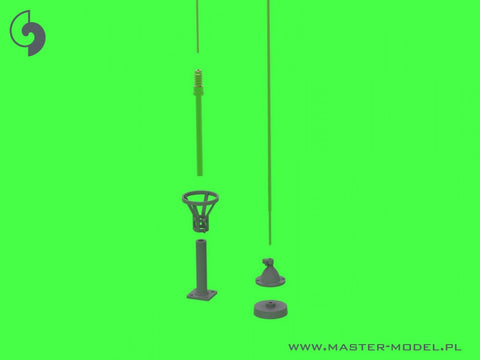 MASTER GM-35-057 1/35 British antennas for Wireless Set No.19 - used on AFV between 1940 and 1950's