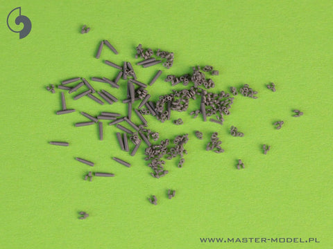MASTER GM-35-066 1/35 Belt links and empty shells for Browning M2 .50 cal machine gun (150pcs+150pcs)