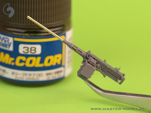 MASTER GM-35-069 1/35 Browning M2HB .50 cal (12,7mm) - on tank mount - early WWII version (D69820 cradle with small 50 round ammo can D68375)