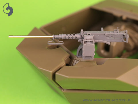 MASTER GM-35-070 1/35 Browning M2HB .50 cal (12,7mm) - for M10 Tank Destroyer (D70627 cradle with small 50 round ammo can D68375)