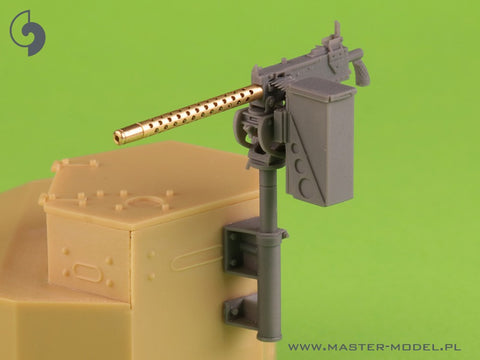 MASTER GM-35-087 1/35 Browning M1919 A4 .30 cal (7,62mm) - with anti-aircraft M20 mount (used e.g. on M3 Stuart) or D7431 cradle (e.g. M3 Scout Car)