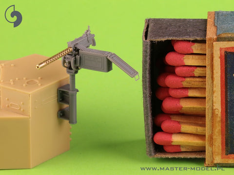 MASTER GM-35-087 1/35 Browning M1919 A4 .30 cal (7,62mm) - with anti-aircraft M20 mount (used e.g. on M3 Stuart) or D7431 cradle (e.g. M3 Scout Car)