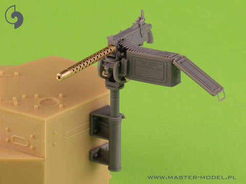 MASTER GM-35-087 1/35 Browning M1919 A4 .30 cal (7,62mm) - with anti-aircraft M20 mount (used e.g. on M3 Stuart) or D7431 cradle (e.g. M3 Scout Car)
