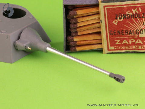 MASTER GM-35-095 1/35 Sd.Kfz. 234/2 Puma - 50mm KwK39 L/60 gun barrel & MG-42 tip for mantlet (for MiniArt, RFM, Dragon kit)