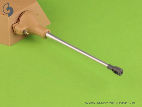 MASTER GM-35-095 1/35 Sd.Kfz. 234/2 Puma - 50mm KwK39 L/60 gun barrel & MG-42 tip for mantlet (for MiniArt, RFM, Dragon kit)