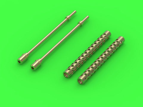MASTER GM-72-001 1/72 Browning M1919 .30 cal machine gun barrels (2pcs)