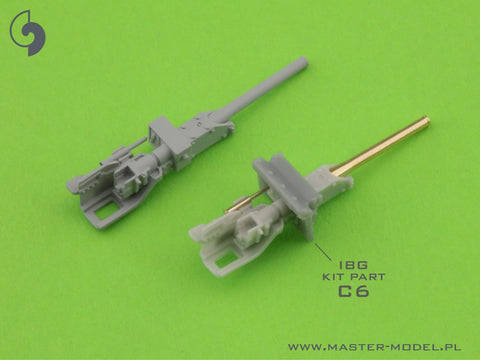 MASTER GM-72-015 1/72 Japanese Type 95 Ha-Go light tank - 37mm Type 94 gun barrels with resin mount (for IBG kit)