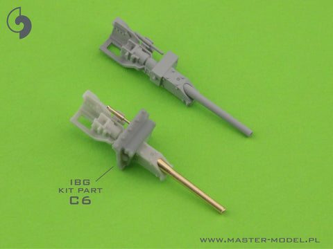 MASTER GM-72-015 1/72 Japanese Type 95 Ha-Go light tank - 37mm Type 94 gun barrels with resin mount (for IBG kit)