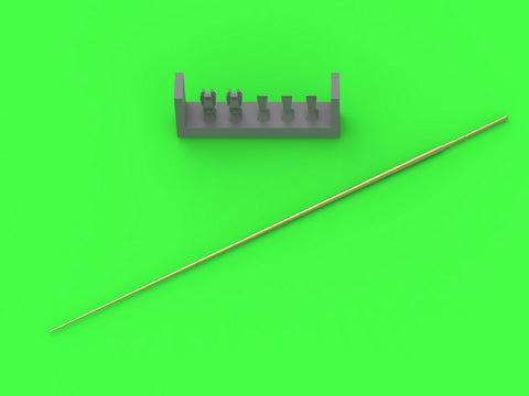 MASTER GM-72-017 1/72 German WWII folding 2m rod antenna (for early PzKpfw II-IV) (1pc)