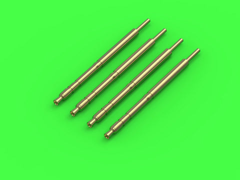 MASTER GM-72-025 1/72 MG-34 "Panzerlauf" (7.92mm) - German machine gun barrels - armored cooling jacket - used on late tanks (4pcs)