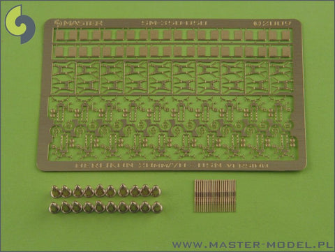 MASTER SM-350-050 1/350 Oerlikon 20mm USN type - complete three dimensional gun, turned and etched elements (20pcs)