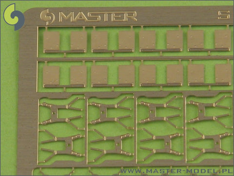 MASTER SM-350-050 1/350 Oerlikon 20mm USN type - complete three dimensional gun, turned and etched elements (20pcs)