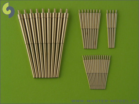 MASTER SM-350-057 1/350 Scharnhorst armament - for turrets without blastbags - 280mm (9pcs), 150mm (12pcs), 105mm (14pcs) barrels