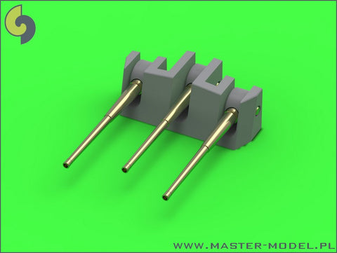 MASTER SM-350-079 1/350 HMS Belfast armament - 6in (12pcs), 4in (12pcs) barrels - set includes resin correction for 6in gun mounting