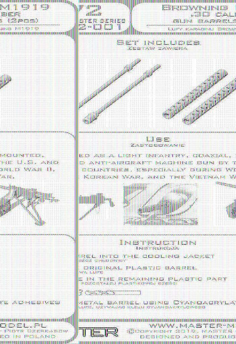 MASTER SM-350-091 1/350 USN 40 mm/56 Bofors twin mount ver.1 / with Mk-51 director - (resin, PE and turned parts) - (6pcs)