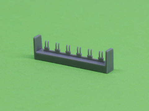 MASTER SM-350-094 1/350 USN 40 mm/56 Bofors quadruple mount ver.2 / with Mk-51 director - (resin, PE and turned parts) - (6pcs)
