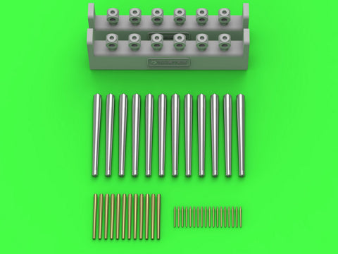 MASTER SM-350-116 1/350 SMS Viribus Unitis armament - 305mm (12pcs), 150mm (12pcs) barrels, 70mm (18pcs) barrels (for Trumpeter kit)