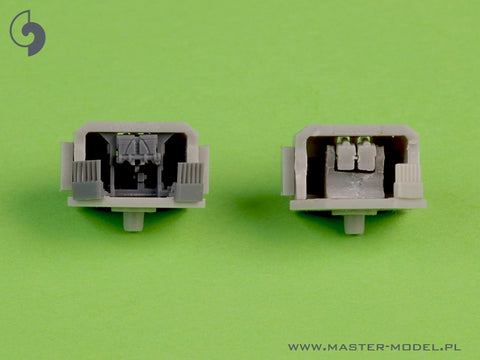 MASTER SM-350-118 1/350 French Light Cruiser Marseillaise armament - 152mm (9pcs), 90mm (8pcs), 13,2mm (8pcs) barrels with resin mounts (for Trumpeter kit)