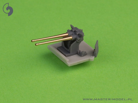MASTER SM-350-118 1/350 French Light Cruiser Marseillaise armament - 152mm (9pcs), 90mm (8pcs), 13,2mm (8pcs) barrels with resin mounts (for Trumpeter kit)