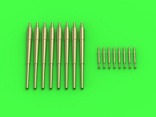 MASTER SM-350-120 1/350 HMS Scylla armament barrels - 4.5in (8pcs), 40mm POM-POM (8pcs) (for Trumpeter kit)