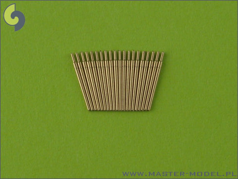 MASTER SM-700-022 1/700 USN 5in/38 (12.7 cm) Mark 12 barrels - for turrets without blastbags (20pcs) - most USN warships of WW II
