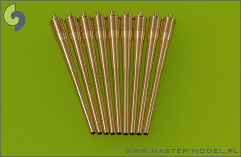 MASTER SM-700-037 1/700 USN 16in/50 (40,6 cm) Mark 7 barrels (9pcs) - Iowa and Montana battleship classes