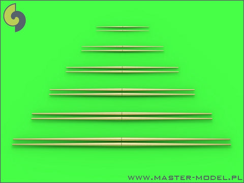 MASTER SM-700-045 1/700 Set of universal yardarms No1 (lengths = 5, 7.5, 10, 12.5, 15, 17.5mm - 2pcs of each)
