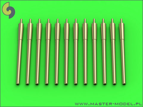 MASTER SM-700-051 1/700 USN 14in/50 (35,6 cm) gun barrels - for turrets with blastbags (12pcs) - New Mexico (BB-40) and Tennessee (BB-43) classes