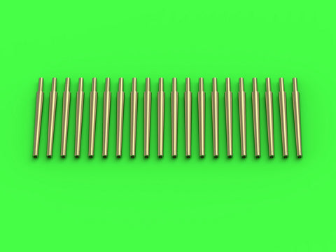 MASTER SM-700-059 1/700 IJN 14 cm/50 (5.5in) 3rd Year Type barrels - for turrets with blastbags (20pcs) - most early IJN battleships and cruisers