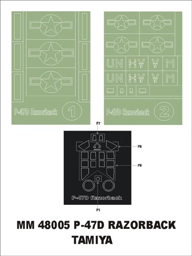 Montex MM48005 1/48 P-47D Razorback