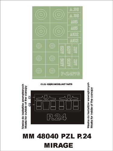 Montex MM48040 1/48 PZL P-24 F/G