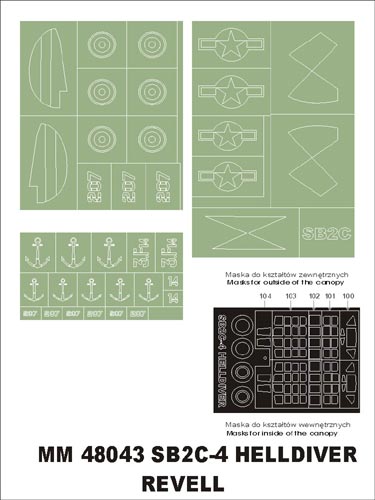 Montex MM48043 1/48 SB2C Helldiver