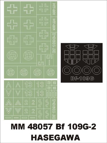 Montex MM48057 1/48 Bf 109G-2