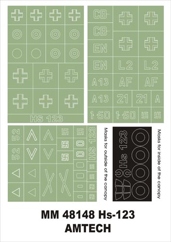 Montex MM48148 1/48 Hs-123