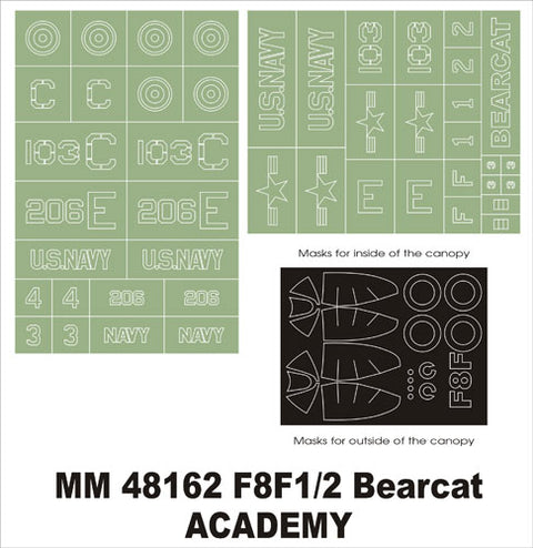 Montex MM48162 1/48 F8F1/2 Bearcat
