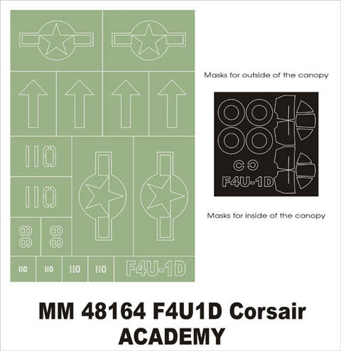 Montex MM48164 1/48 F4U1D Corsair