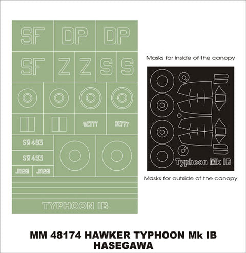 Montex MM48174 1/48 Typhoon Mk IB (Bubbletop)