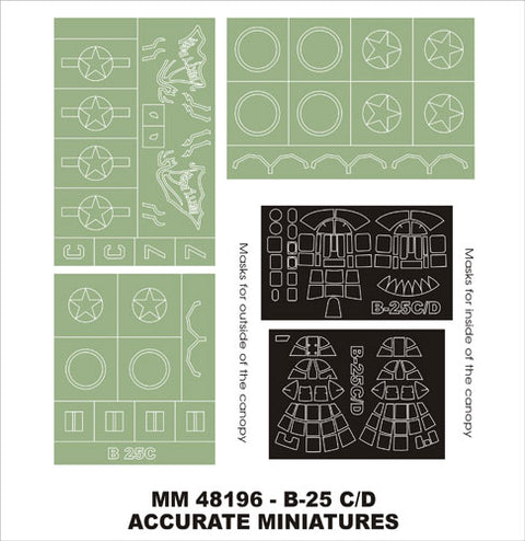 Montex MM48196 1/48 B-25C/D Mitchell