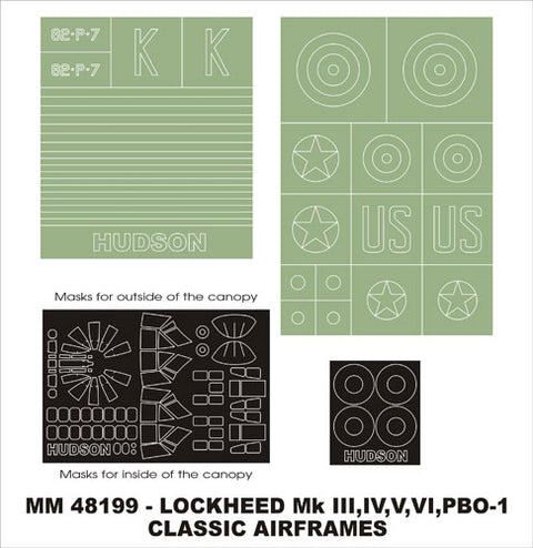 Montex MM48199 1/48 Hudson III/IV/V/VI/PBO-1