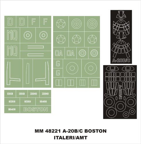 Montex MM48221 1/48 A-20B Boston