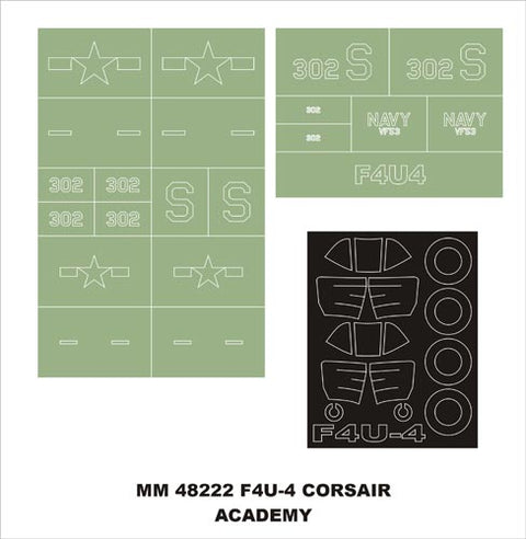 Montex MM48222 1/48 F4U-4 Corsair