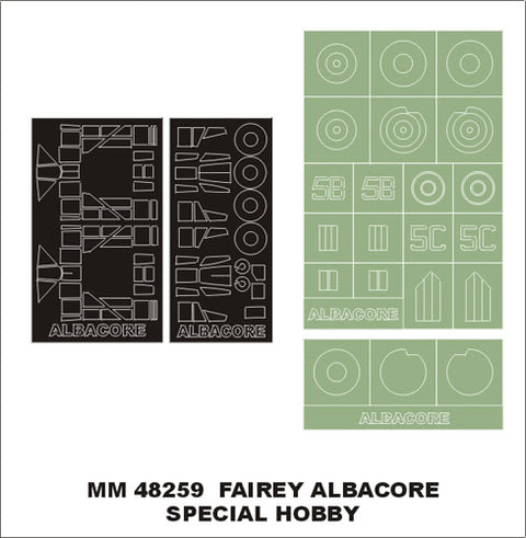 Montex MM48259 1/48 Fairey Albacore